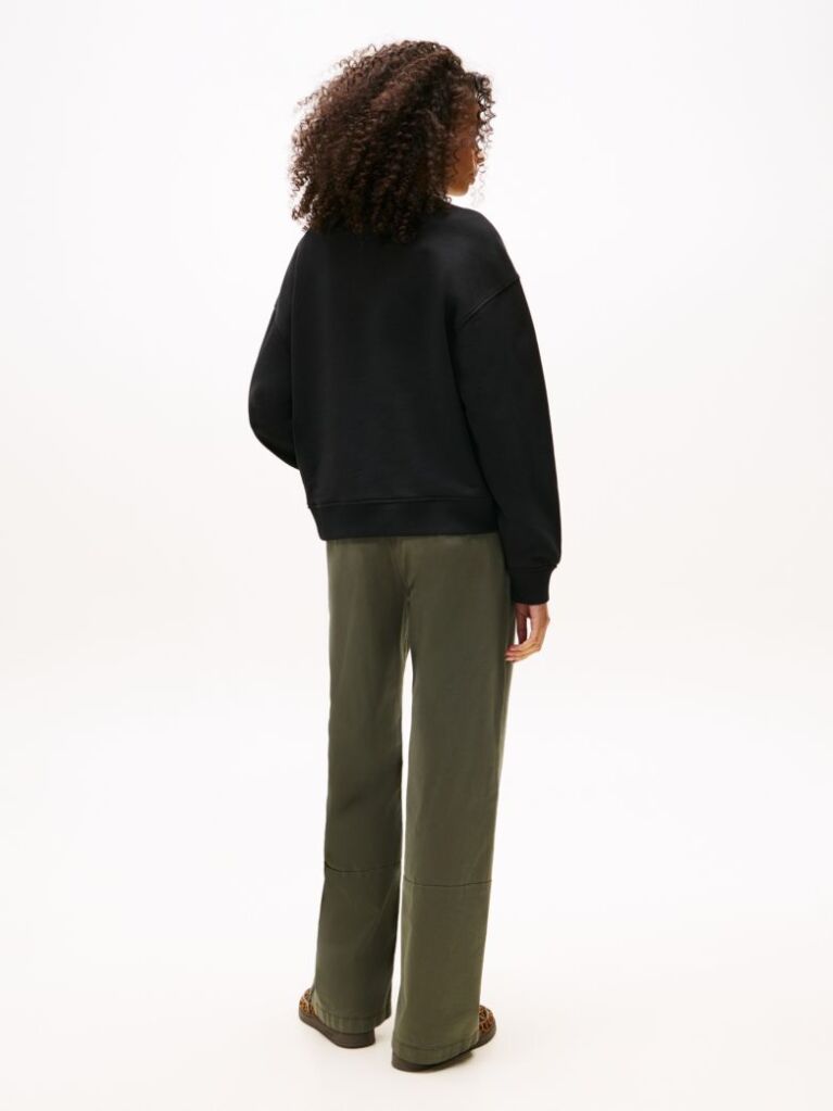 Black Badge Boxy Fit Sweatshirt  Women