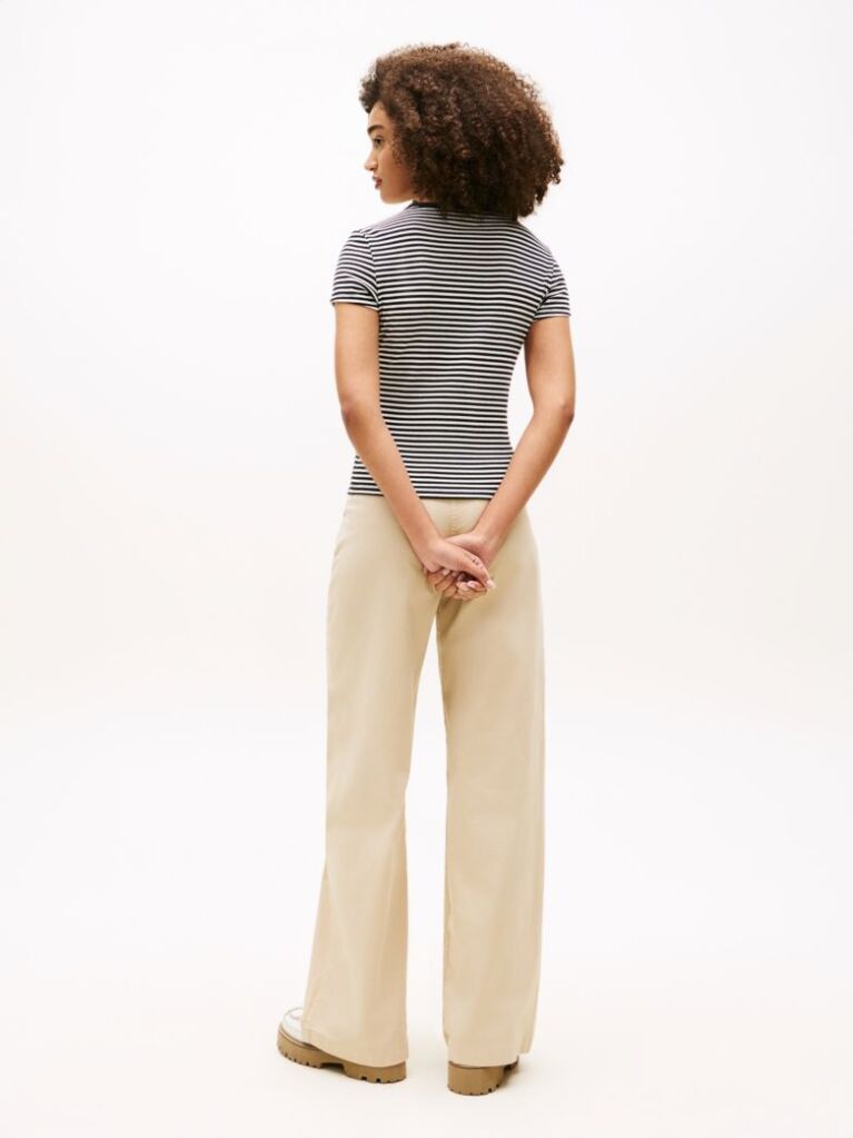 Multi Essential Ριμπ T-Shirt Σε Slim Γραμμή  Γυναίκες