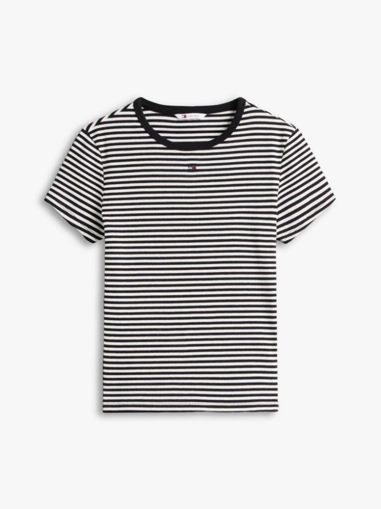 Multi Essential Ριμπ T-Shirt Σε Slim Γραμμή  Γυναίκες