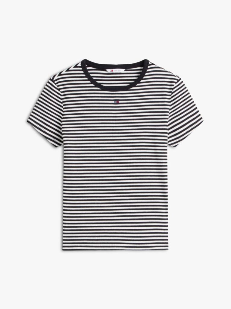 Multi Essential Ριμπ T-Shirt Σε Slim Γραμμή  Γυναίκες