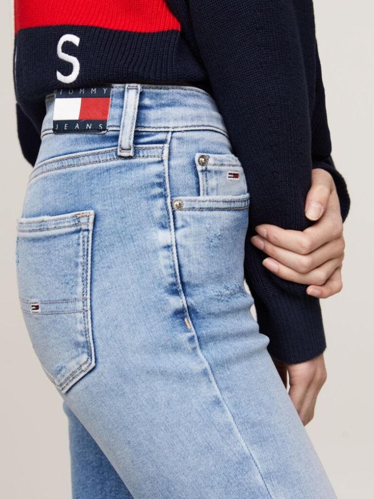 Denim Nora Mid Rise Skinny Faded Jeans  Women