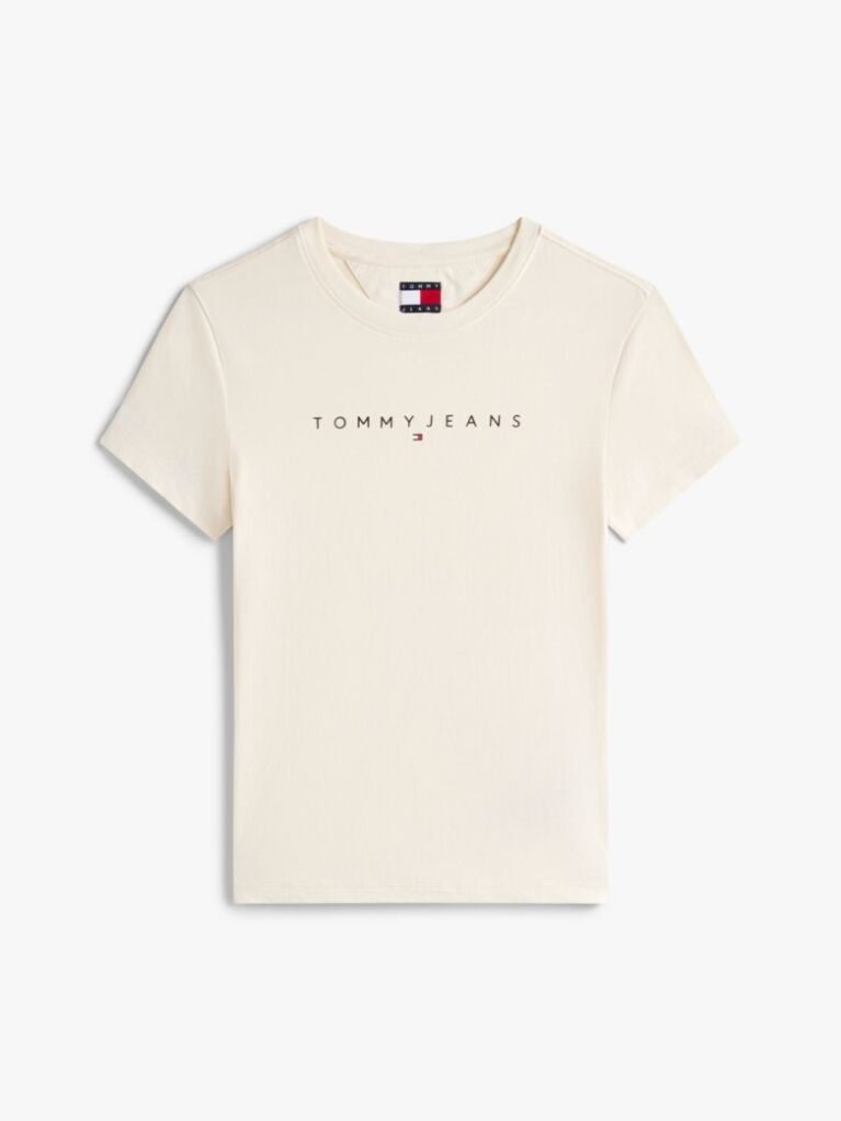 Κίτρινο Essential Slim T-Shirt Με Λογότυπο  Γυναίκες