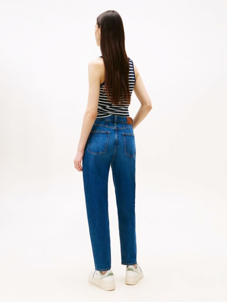 Denim Ψηλόμεσο Mom Τζιν Σε Tapered Γραμμή  Γυναίκες
