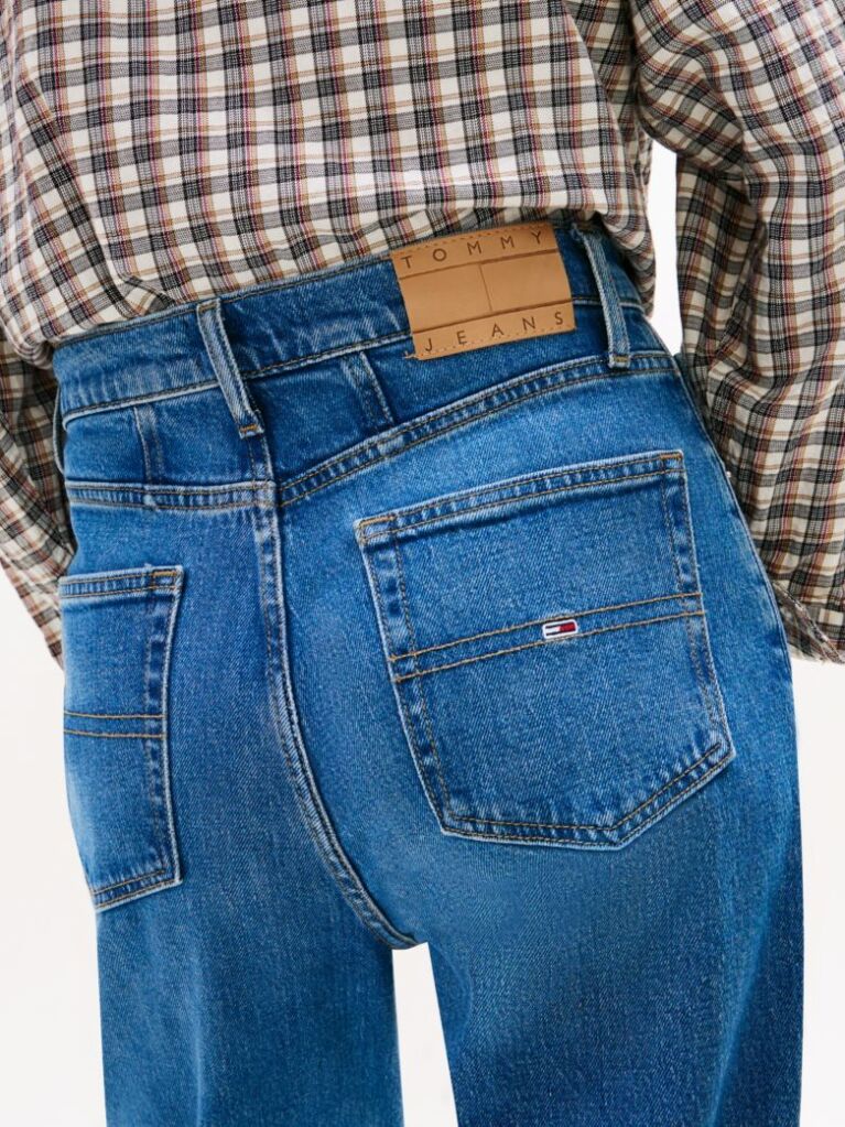 Denim Mom Ultra High Rise Straight Tapered Jeans  Women