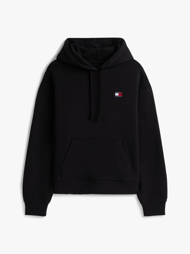 Μαύρο Hoody Σε Boxy Γραμμή  Γυναίκες