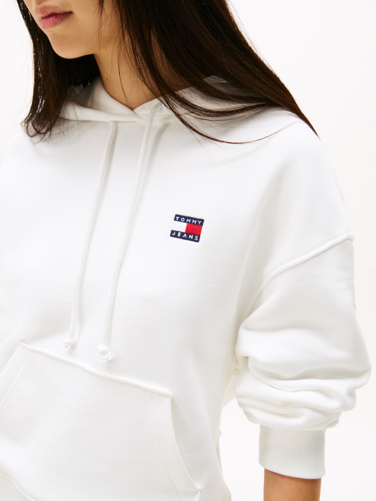 Μπεζ Hoody Σε Boxy Γραμμή  Γυναίκες