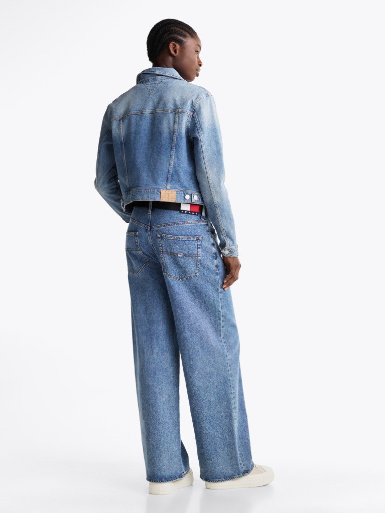 Denim Denim Trucker Τζάκετ Σε Στενή γραμμή  Γυναίκες