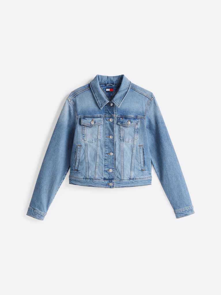 Denim Denim Trucker Τζάκετ Σε Στενή γραμμή  Γυναίκες