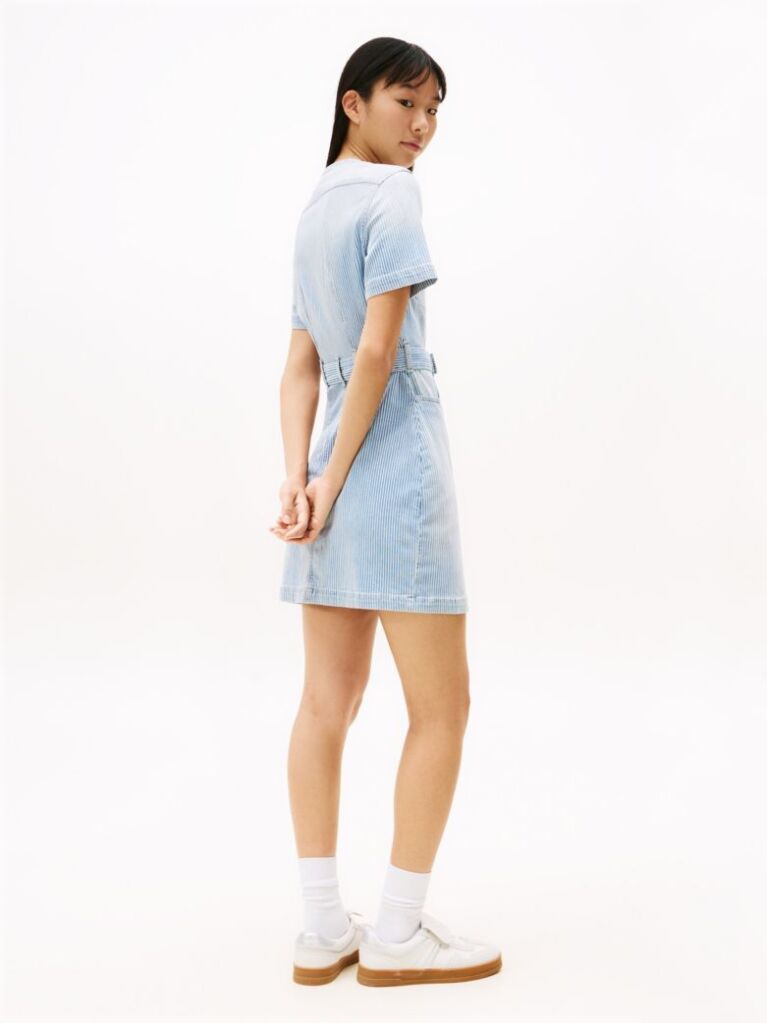 Denim Button-Down Denim Mini Dress  Women