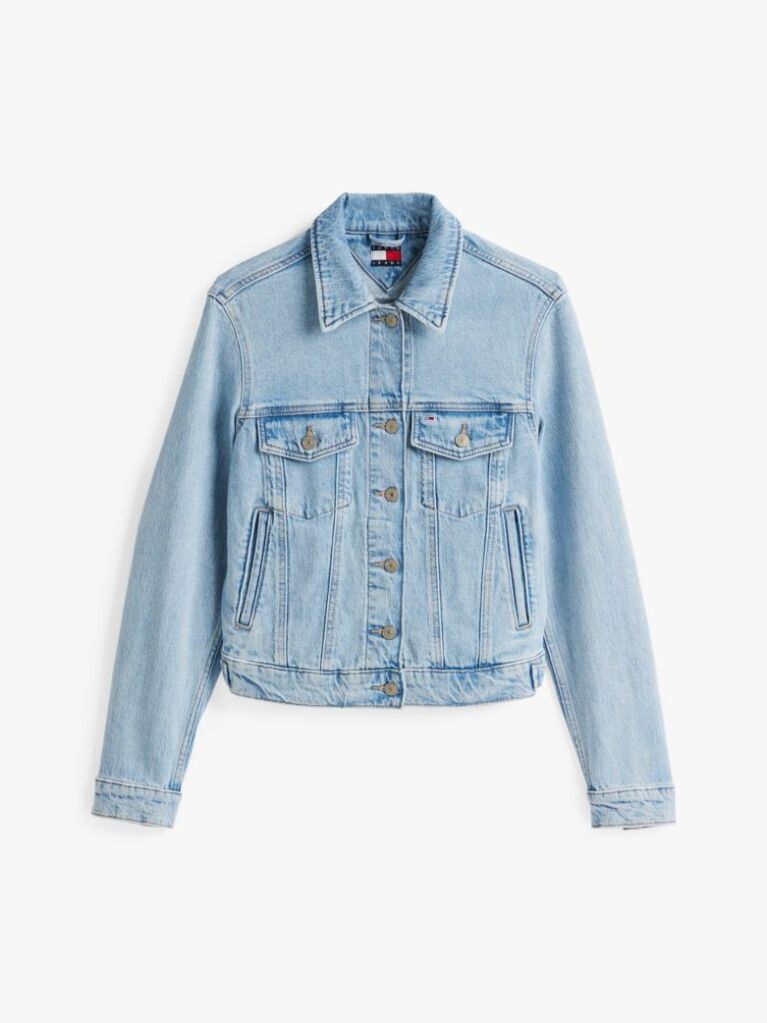 Denim Faded Regular Denim Trucker Jacket  Women