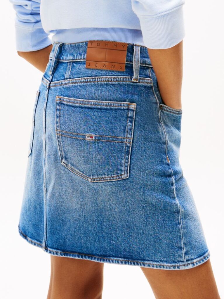Denim Denim Μίνι Mom Φούστα Με Ξεθωριασμένο Εφέ  Γυναίκες