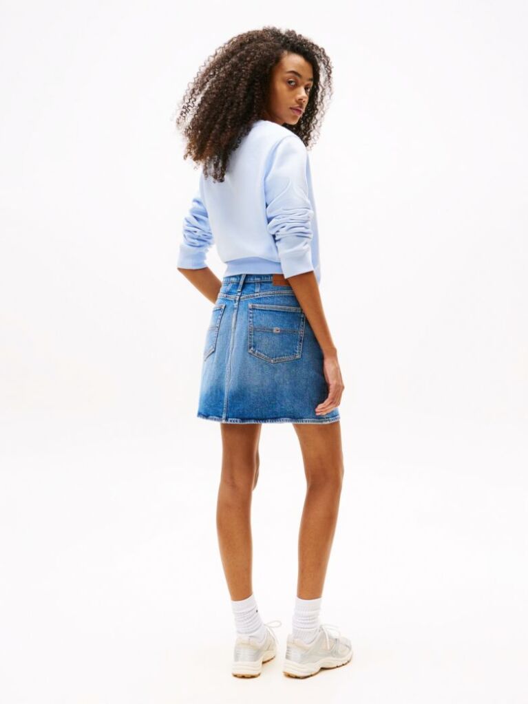Denim Denim Μίνι Mom Φούστα Με Ξεθωριασμένο Εφέ  Γυναίκες