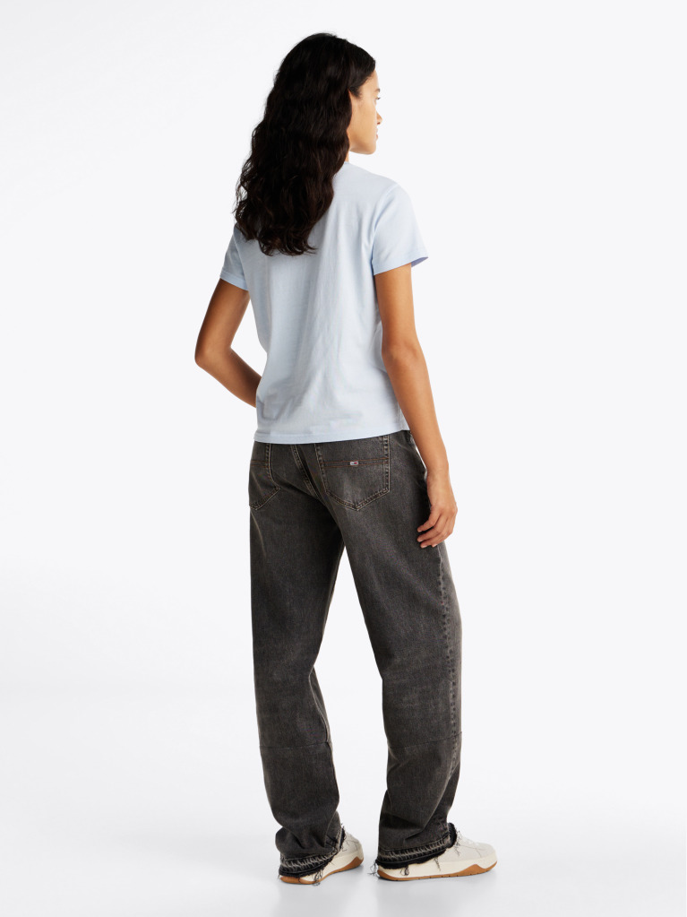 Blue Floral Logo T-Shirt  Women