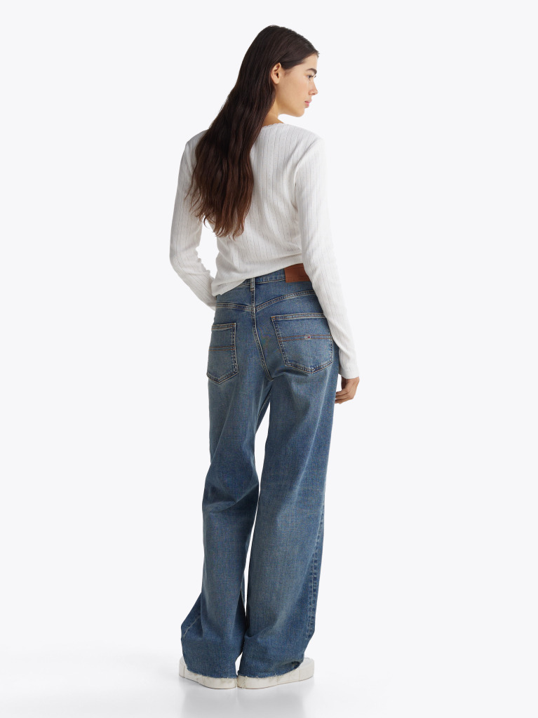 Denim Mia Άνετο Τζιν Με Κανονική Μέση Και Ξεθωριασμένο Εφέ  Γυναίκες