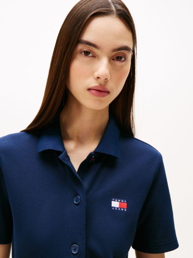 Blue Badge Pique Polo Dress  Women