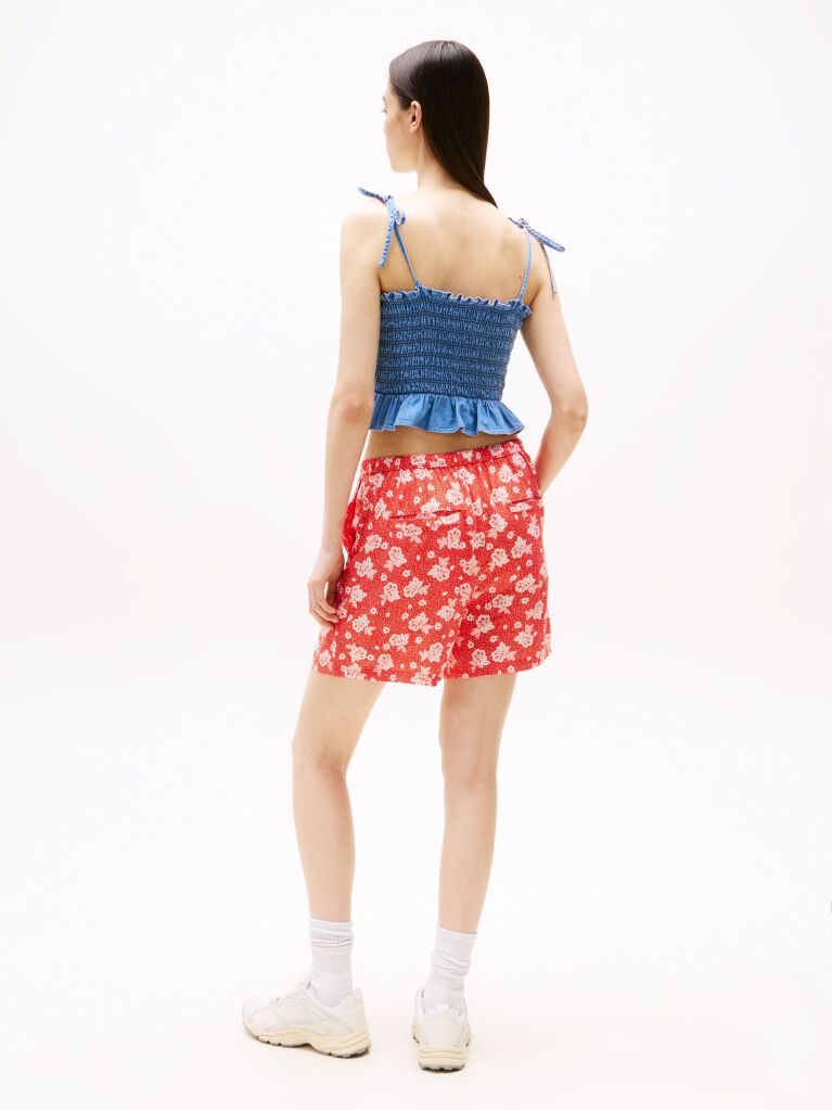 Multi Tropical Print Shorts  Women