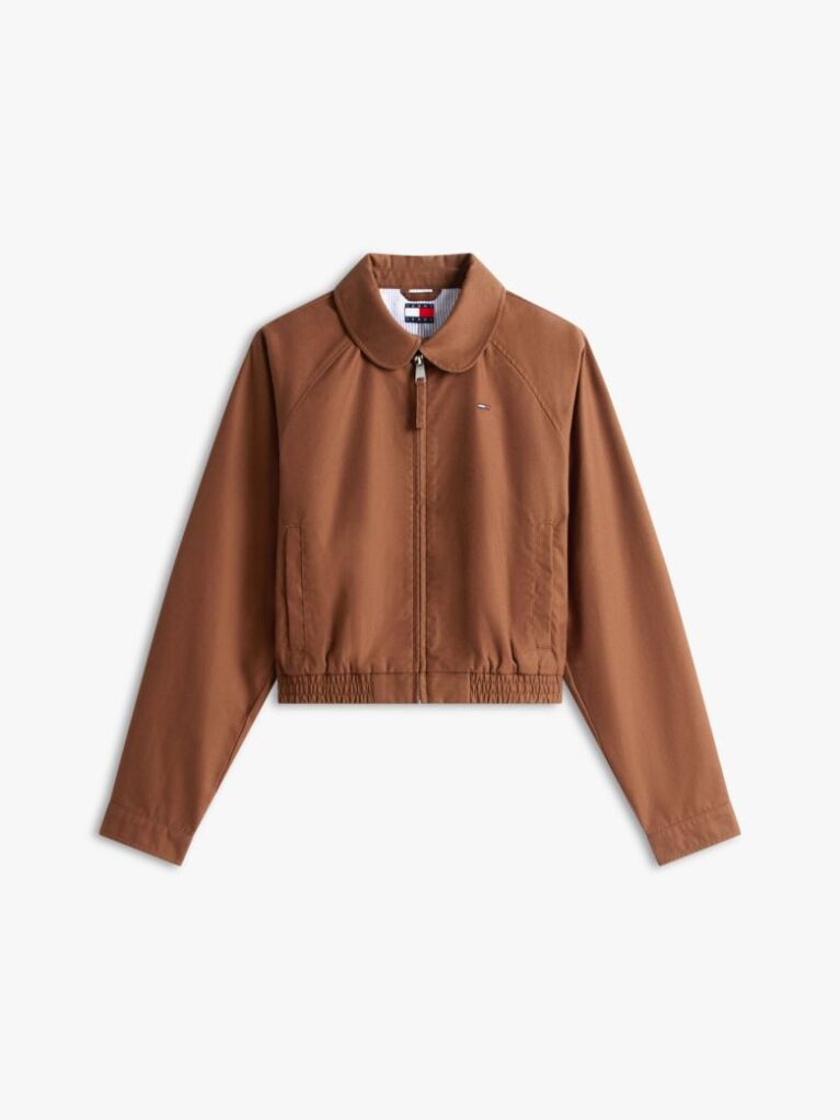 Brown Tommy Badge Water Repellent Jacket  Women