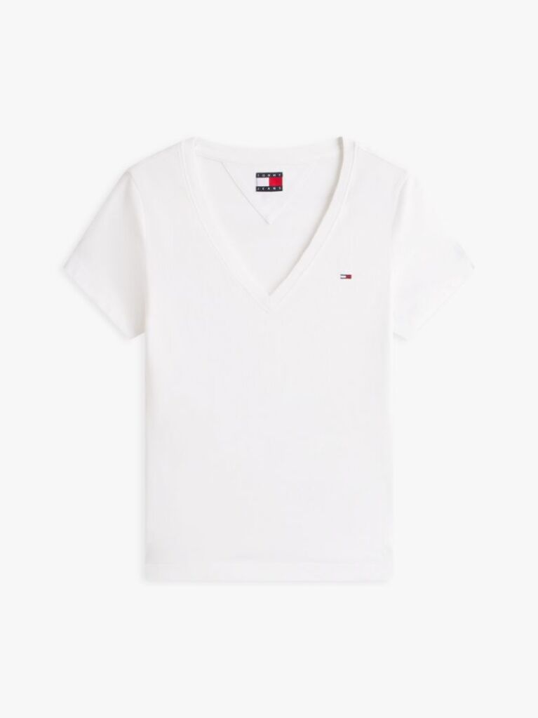 Beige V-Neck T-Shirt  Women