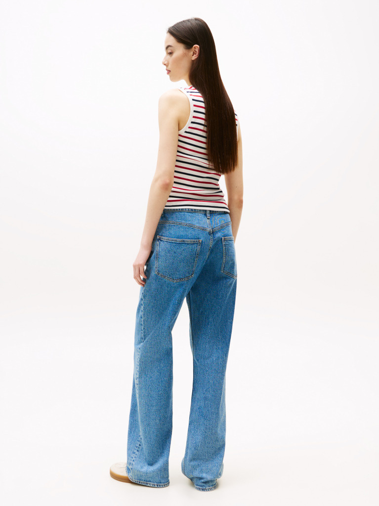 Denim Mia Mid Rise Relaxed Straight Jeans  Women