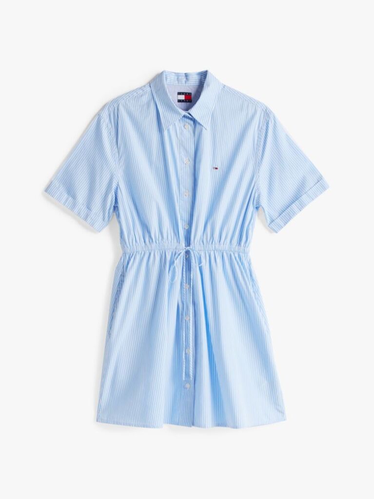 Multi Stripe Relaxed Mini Shirt Dress  Women