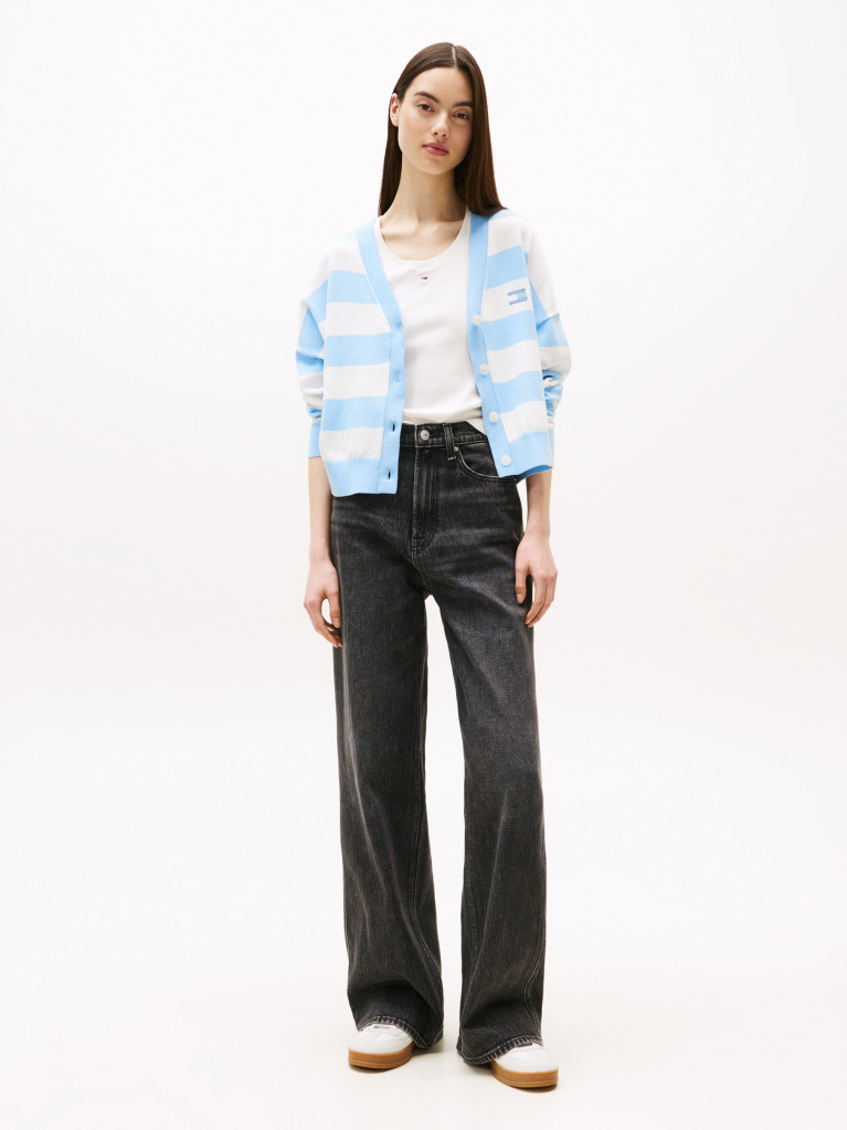 Denim Claire Black Wide Leg Jeans  Women