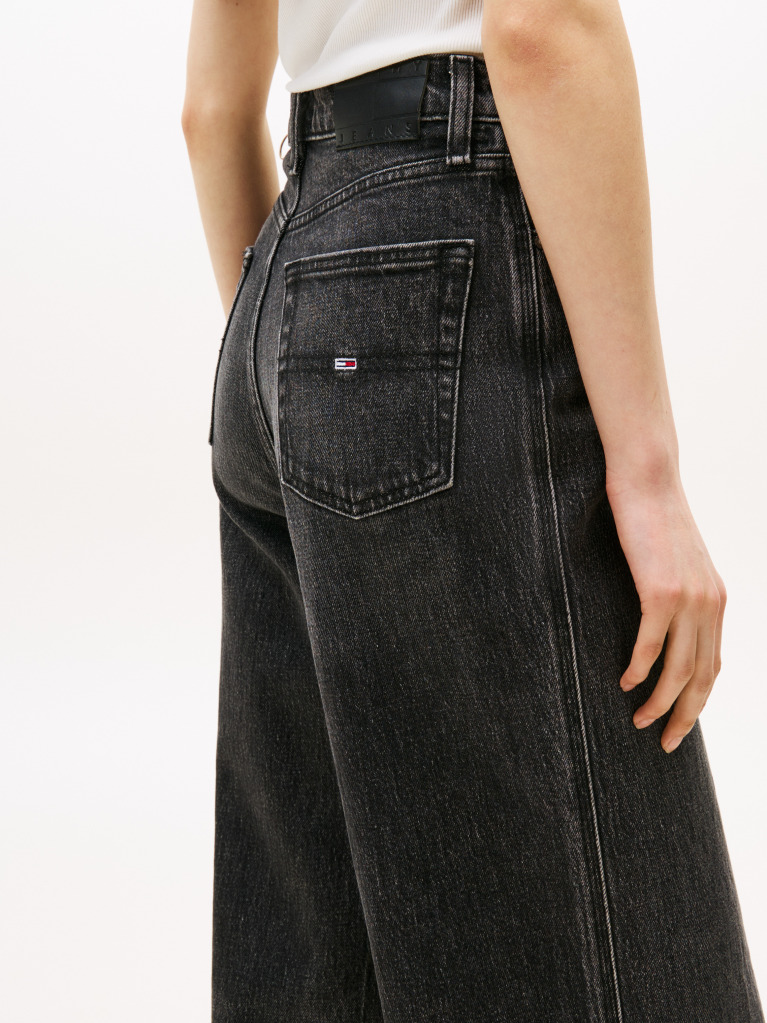 Denim Claire Black Wide Leg Jeans  Women