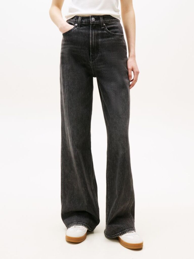 Denim Claire Black Wide Leg Jeans  Women