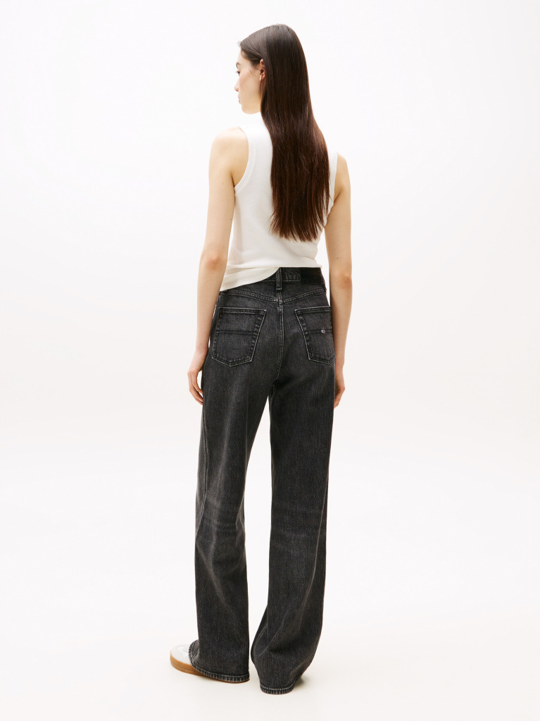 Denim Claire Black Wide Leg Jeans  Women