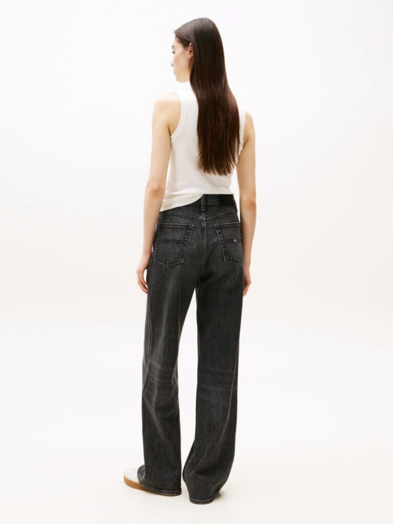 Denim Claire Black Wide Leg Jeans  Women