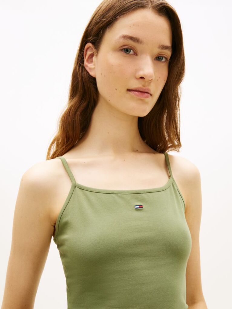 Green Essential Strap Top  Women