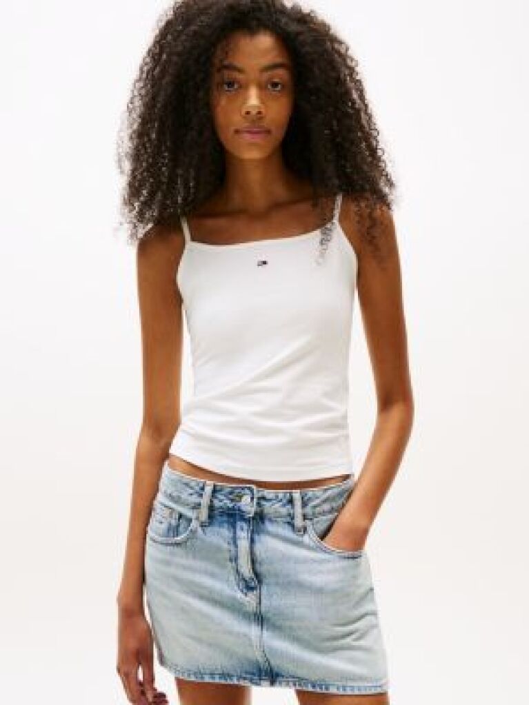Beige Essential Strap Top  Women