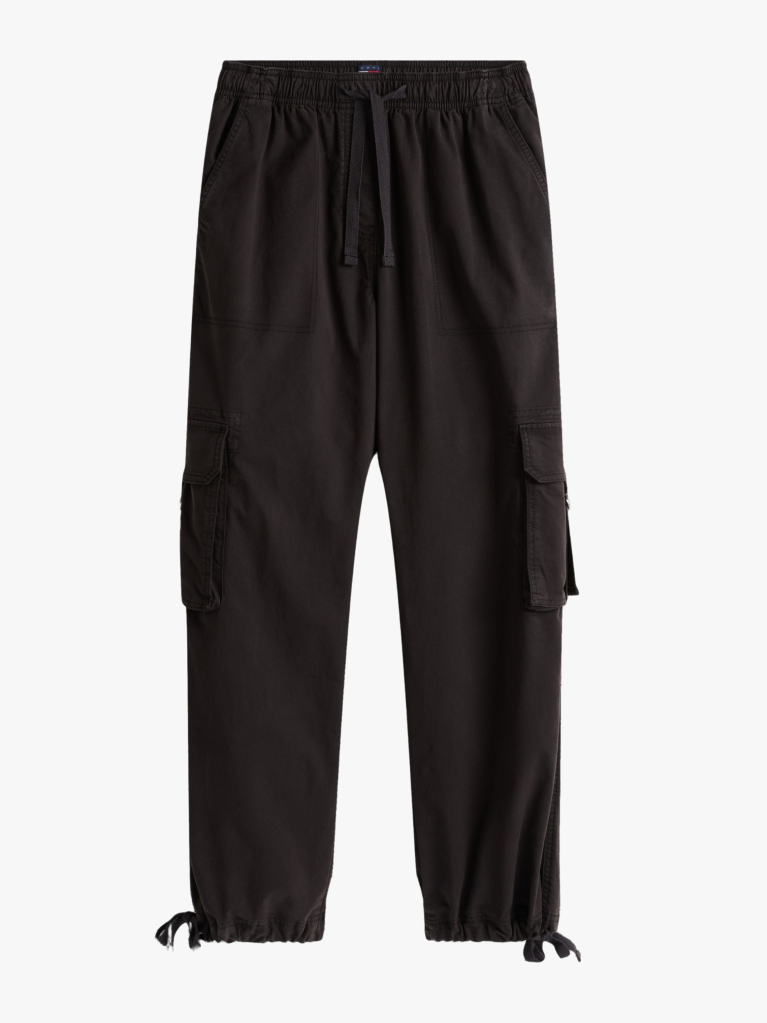 Black Loose Cargo Trousers  Women