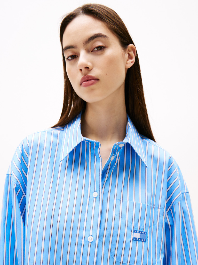 Multi Oversized Μίνι Φόρεμα Σε Στιλ Πουκαμίσας  Γυναίκες