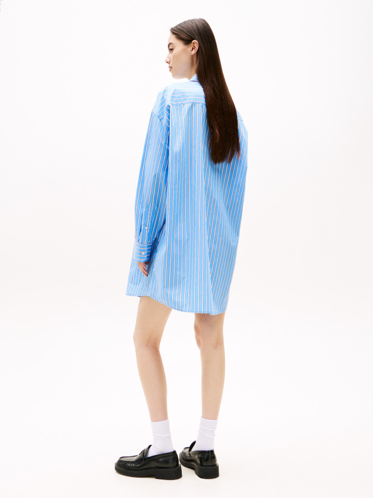 Multi Oversized Μίνι Φόρεμα Σε Στιλ Πουκαμίσας  Γυναίκες
