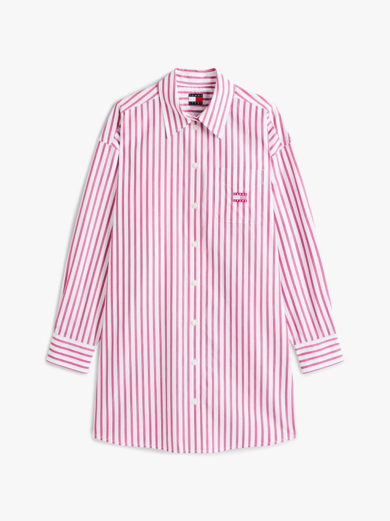Multi Oversized Μίνι Φόρεμα Σε Στιλ Πουκαμίσας  Γυναίκες