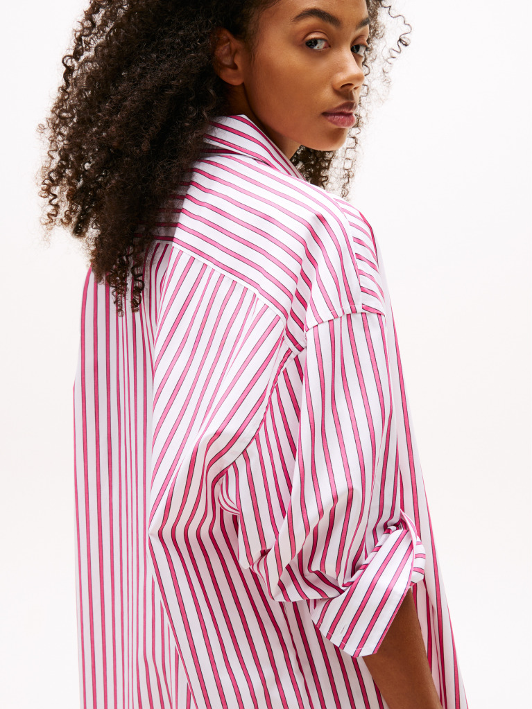 Multi Oversized Μίνι Φόρεμα Σε Στιλ Πουκαμίσας  Γυναίκες