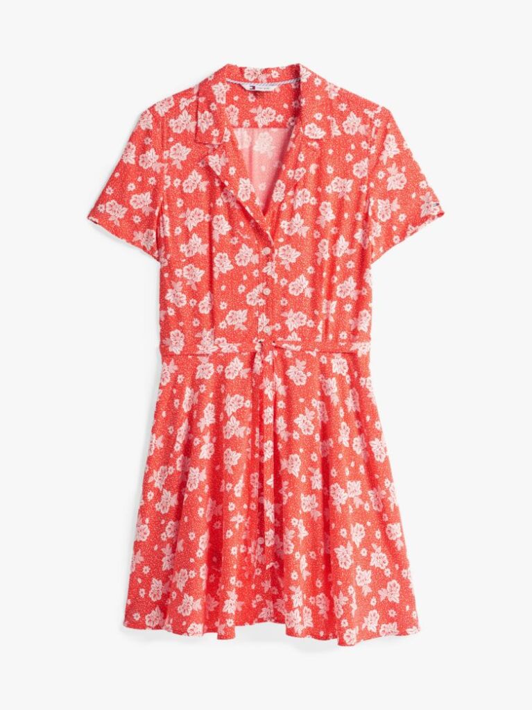 Multi Floral Print Slim Mini Dress  Women