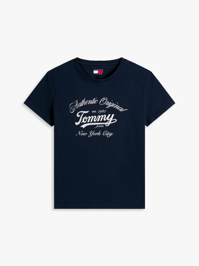Blue Regular Essential Logo Tee  Women