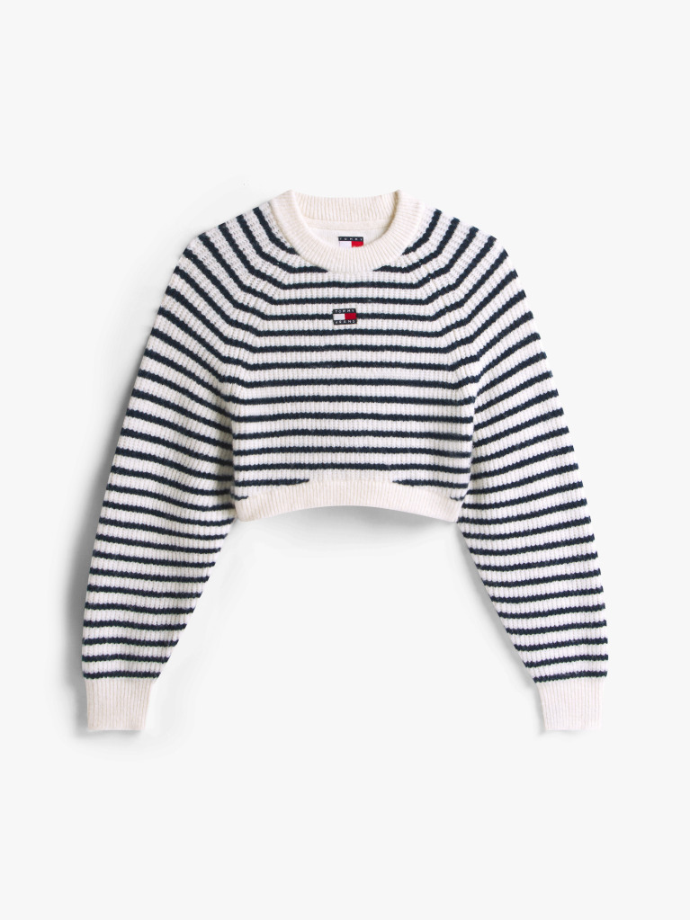 Multi Άνετο Πουλόβερ Σε Boxy Γραμμή Με Σήμα Tommy  Γυναίκες