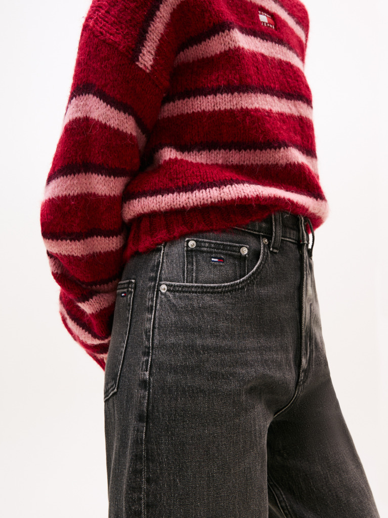 Denim Ψηλόμεσο Mom Τζιν Σε Tapered Γραμμή  Γυναίκες