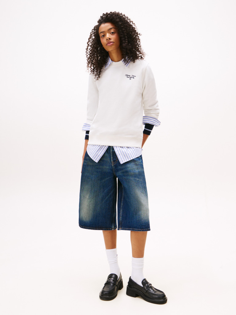 Beige Essential Regular Logo Sweatshirt  Women