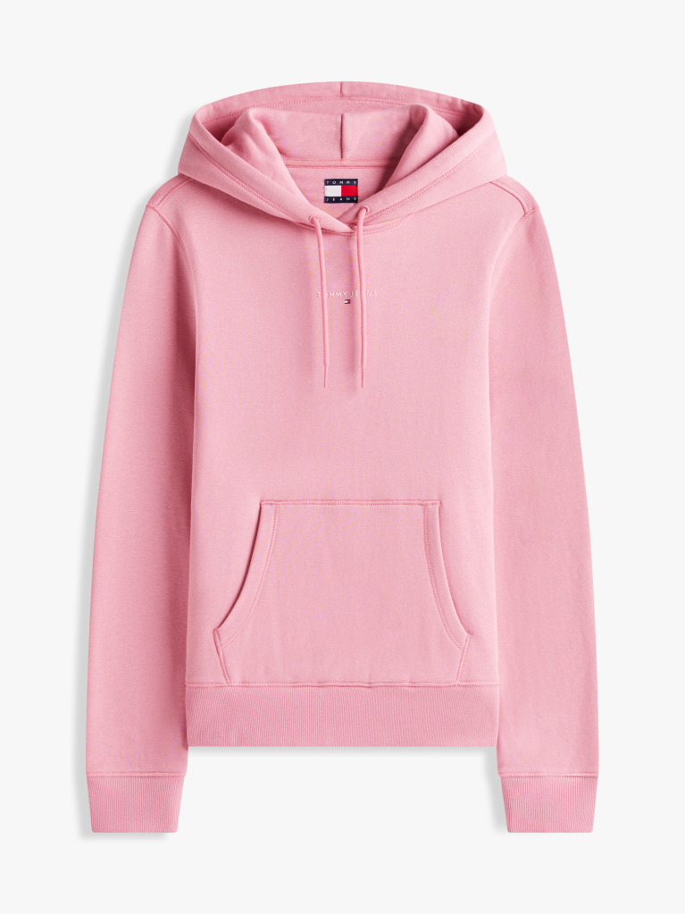Ροζ Fleece Hoody Με Λογότυπο  Γυναίκες