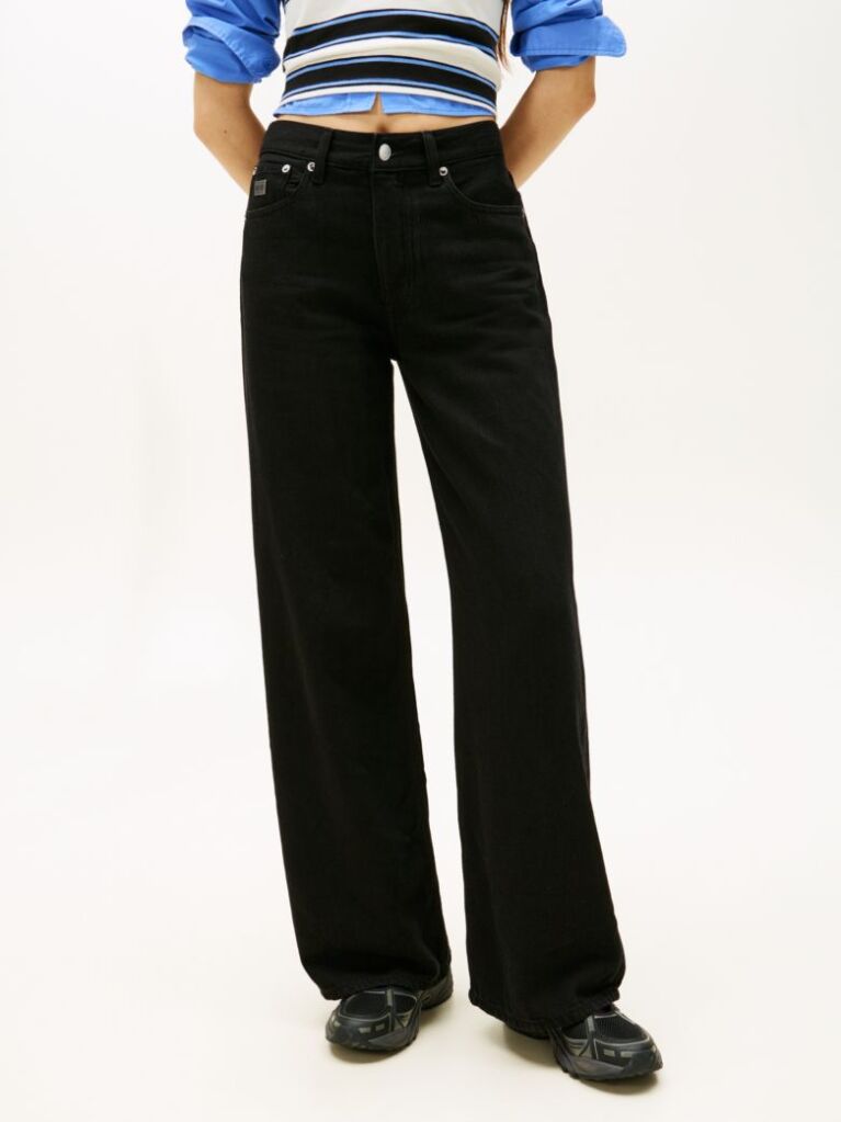 Denim Mid Rise Loose Straight Jeans  Women