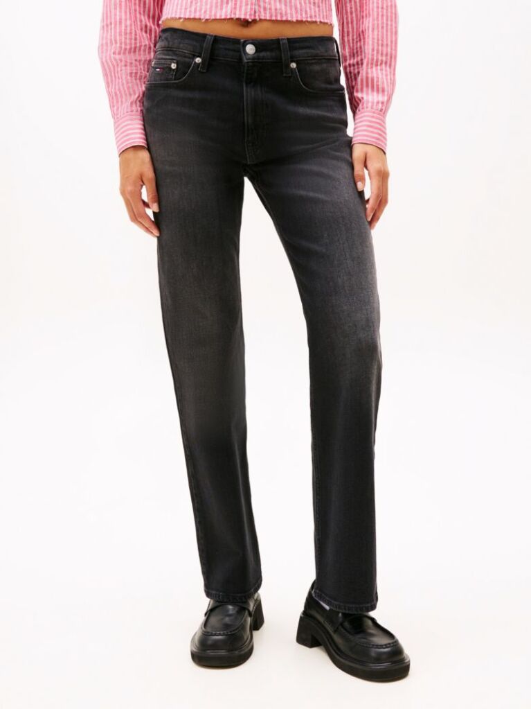 Denim Black Mid Rise Bootcut Jeans  Women
