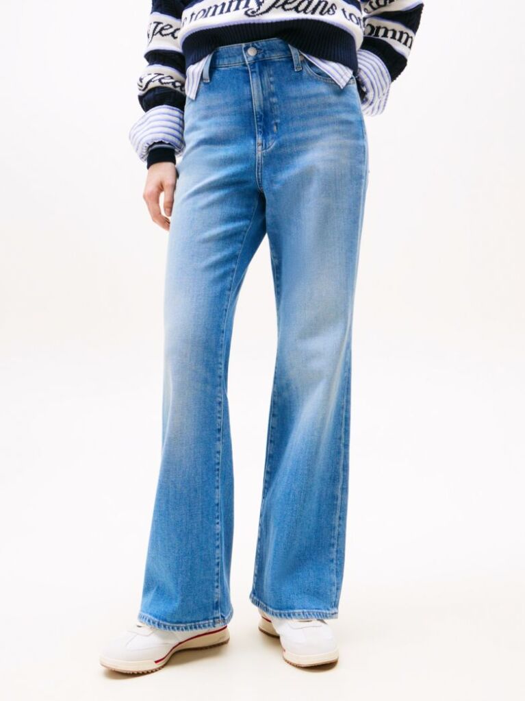 Denim High Rise Flared Leg Jeans  Women