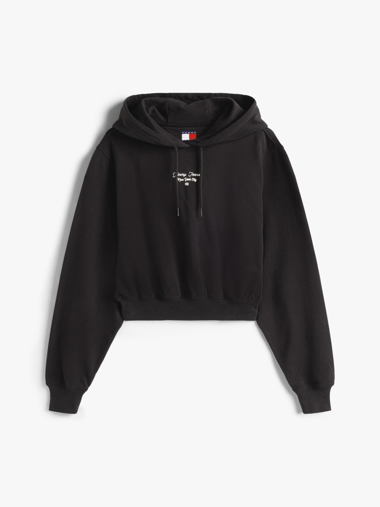 Μαύρο Essential Hoodie Με Λογότυπο  Γυναίκες