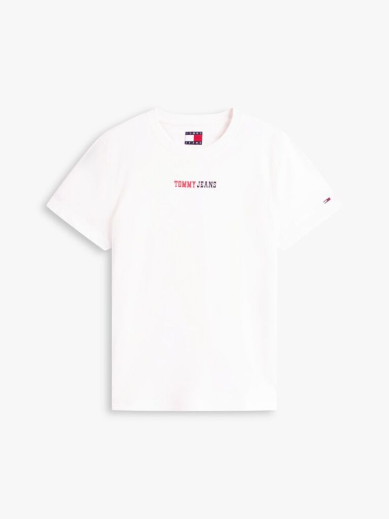 White Logo Crew Neck T-Shirt  Women