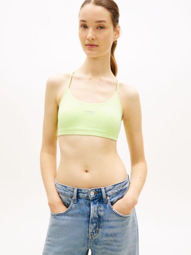 Πράσινο Bralette Τοπ Με Λογότυπο  Γυναίκες