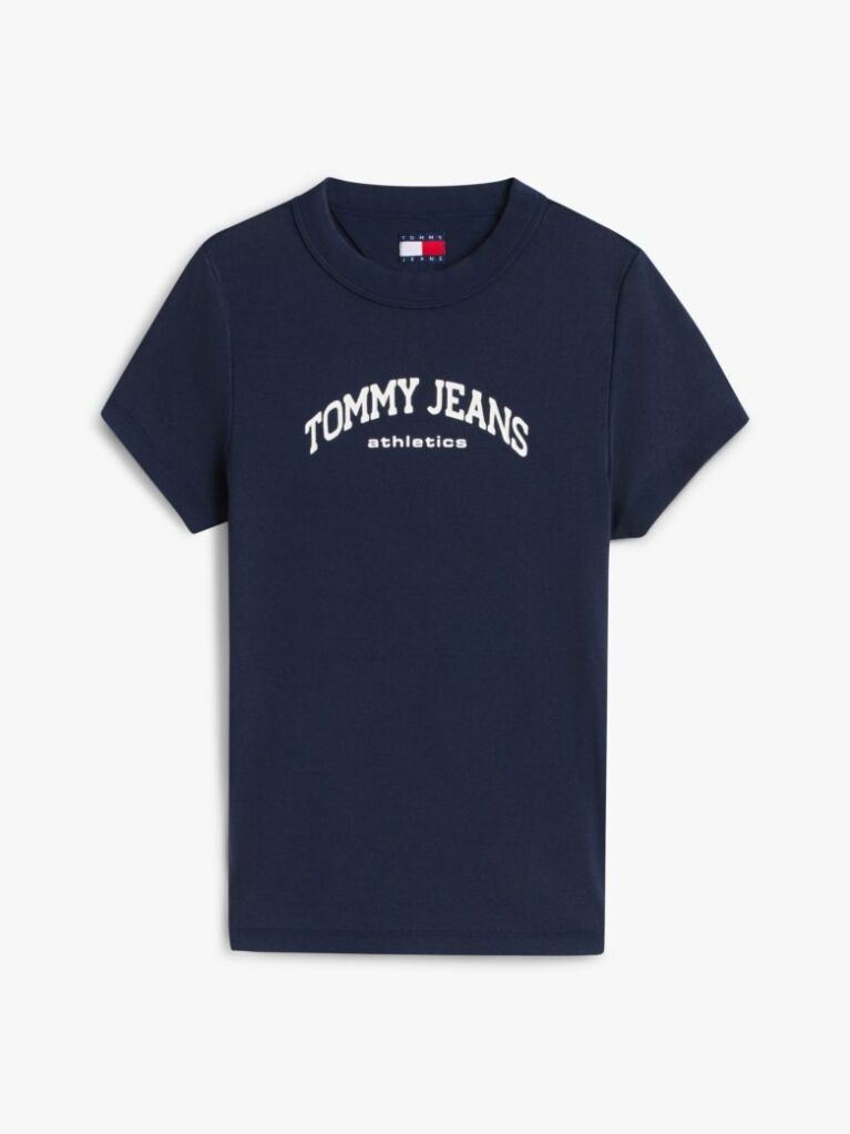 Blue Logo Slim Crew Neck T-Shirt  Women