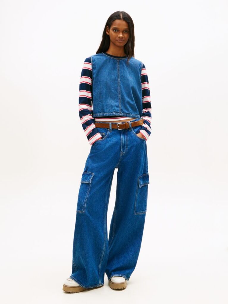 Denim Denim Αμάνικη Μπλούζα Με Δέσιμο  Γυναίκες